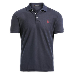 Man Polo Deer embroidered on the shirt