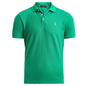 Man Polo Deer embroidered on the shirt