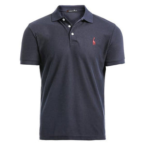 Man Polo Deer embroidered on the shirt