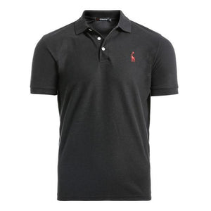 Man Polo Deer embroidered on the shirt