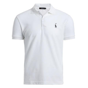Man Polo Deer embroidered on the shirt